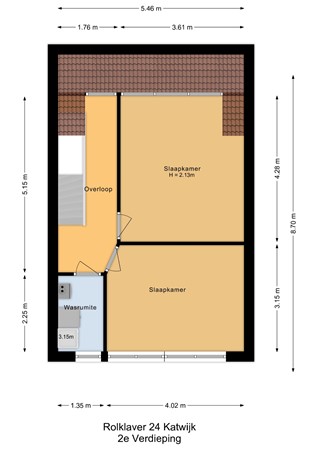 Floorplan - Rolklaver 24, 2224 GS Katwijk